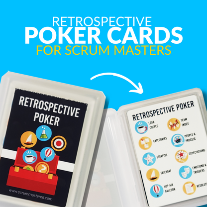 Retrospective Poker cards for Scrum Masters