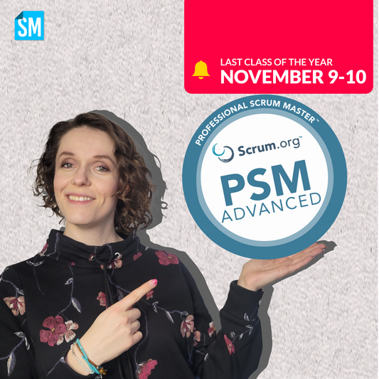 Advanced Professional Scrum Master (PSM-A) November 9-10, 2024 with Daria Bagina