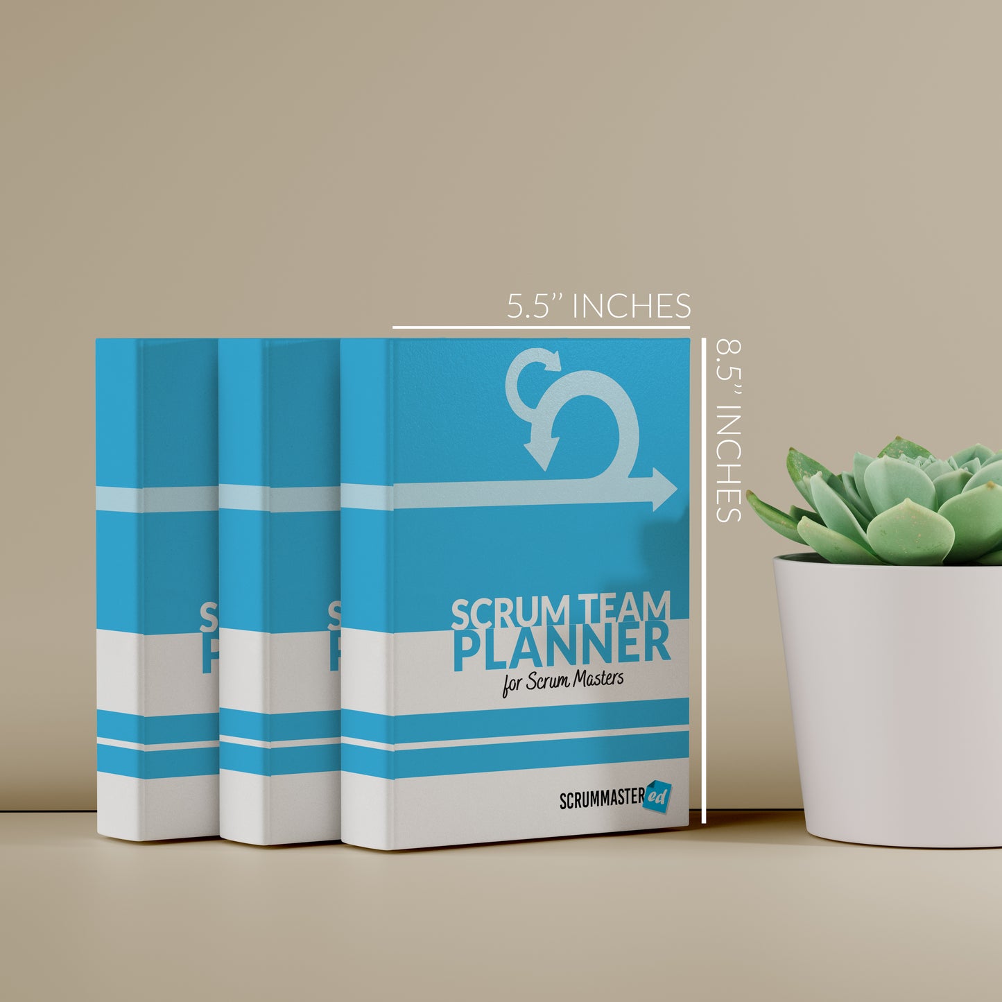 Scrum Master Daily Planner 2023 [Hardcover, printed]