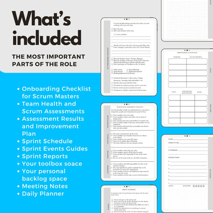 Scrum Master Daily Planner 2023 [PDF downloadable]